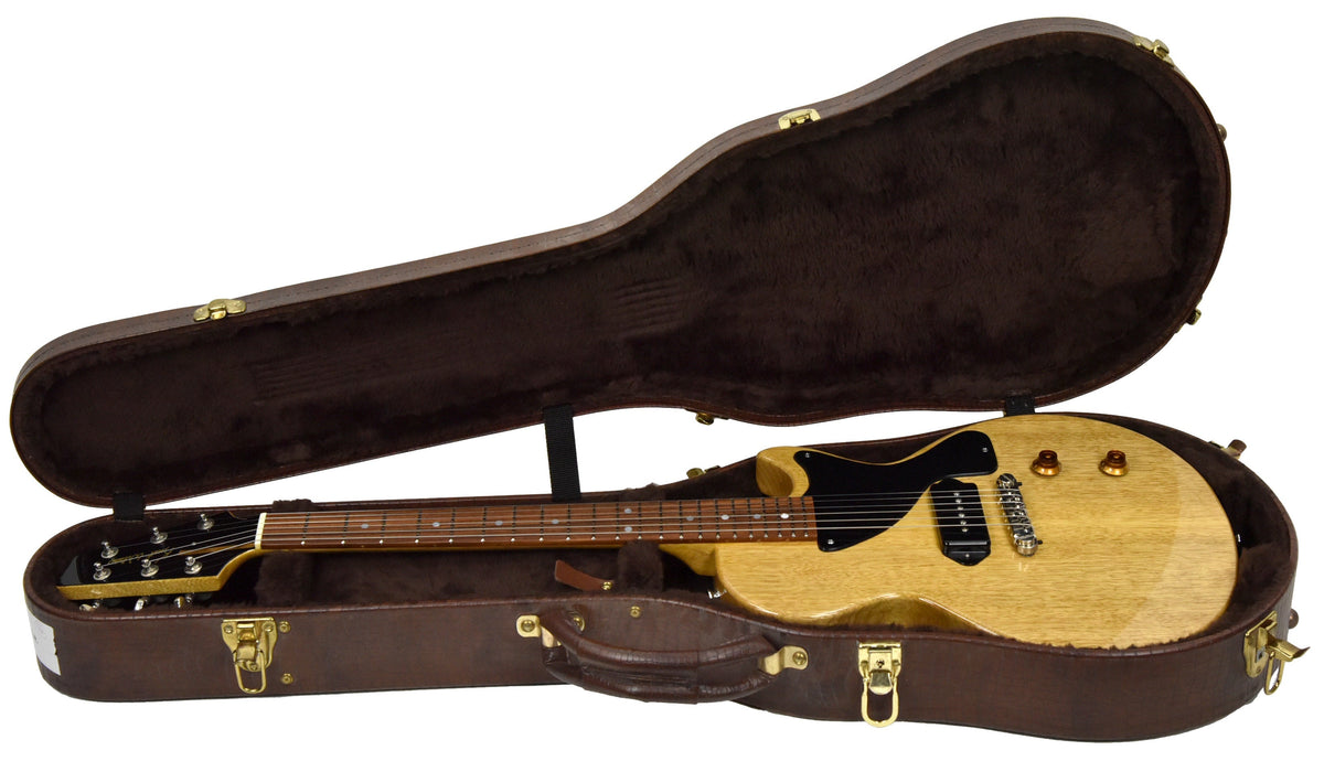 Used Kurt Wilson Korina Single Cut Les Paul Junior in Natural 017