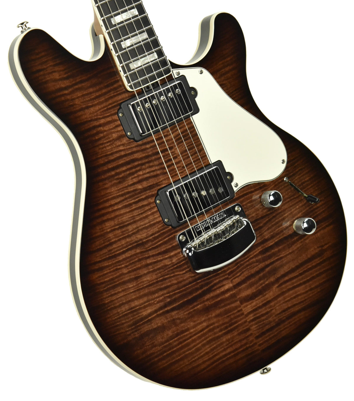 Used Music Man Ball Family Reserve Valentine in Walnut Flame G91309