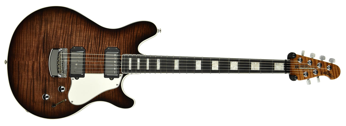 Used Music Man Ball Family Reserve Valentine in Walnut Flame G91309