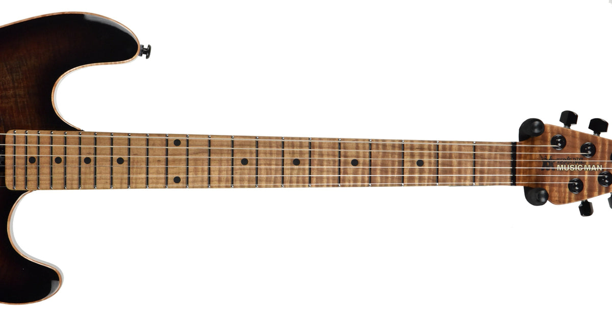 Used Ernie Ball Music Man Sabre in Cobra Burst G90070