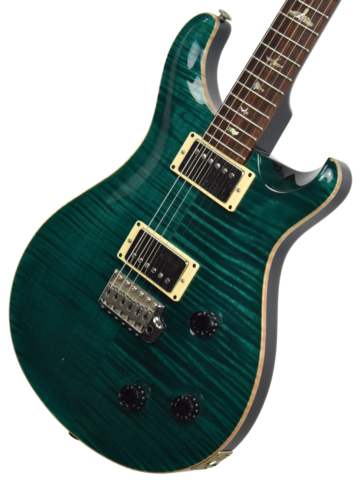 Used 2002 PRS Custom 22 10 Top Electric Guitar in Teal 263316