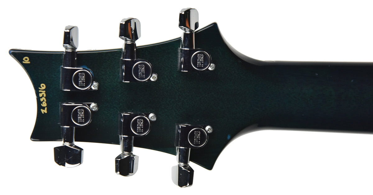 Used 2002 PRS Custom 22 10 Top Electric Guitar in Teal 263316