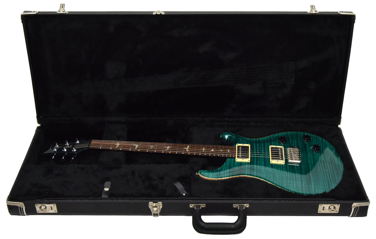 Used 2002 PRS Custom 22 10 Top Electric Guitar in Teal 263316