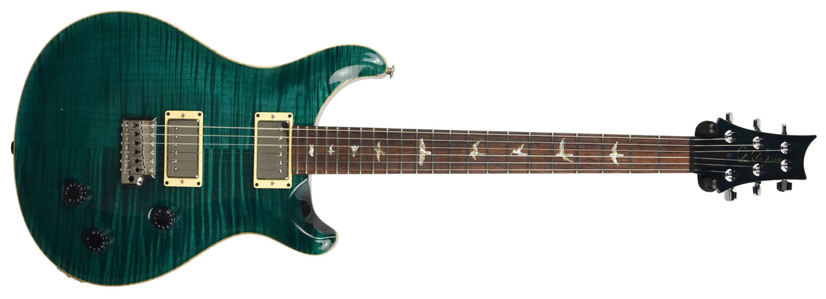 Used 2002 PRS Custom 22 10 Top Electric Guitar in Teal 263316