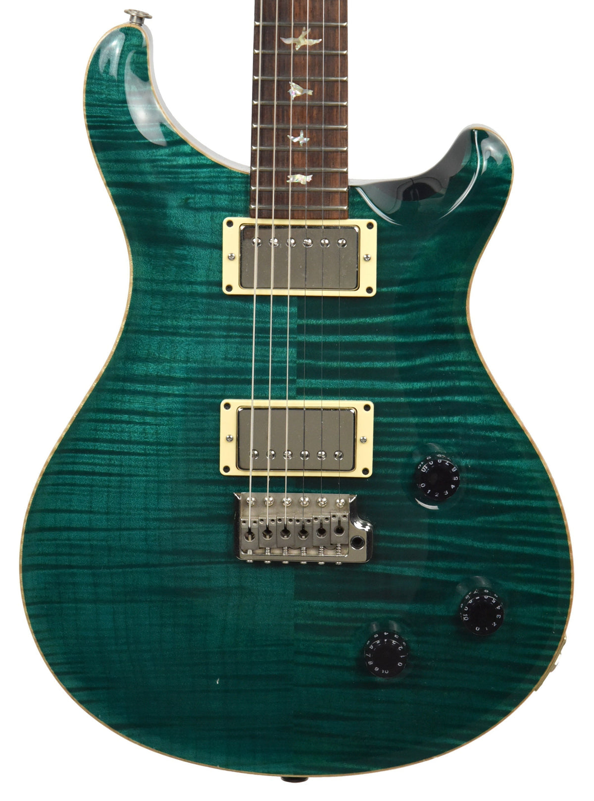 Used 2002 PRS Custom 22 10 Top Electric Guitar in Teal 263316
