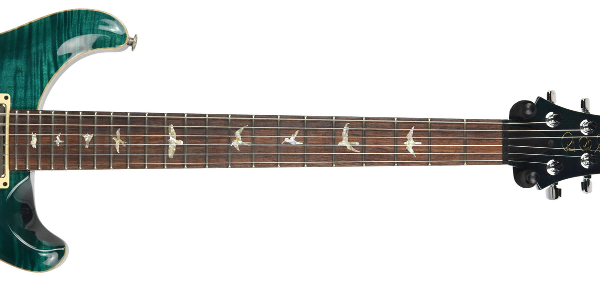 Used 2002 PRS Custom 22 10 Top Electric Guitar in Teal 263316