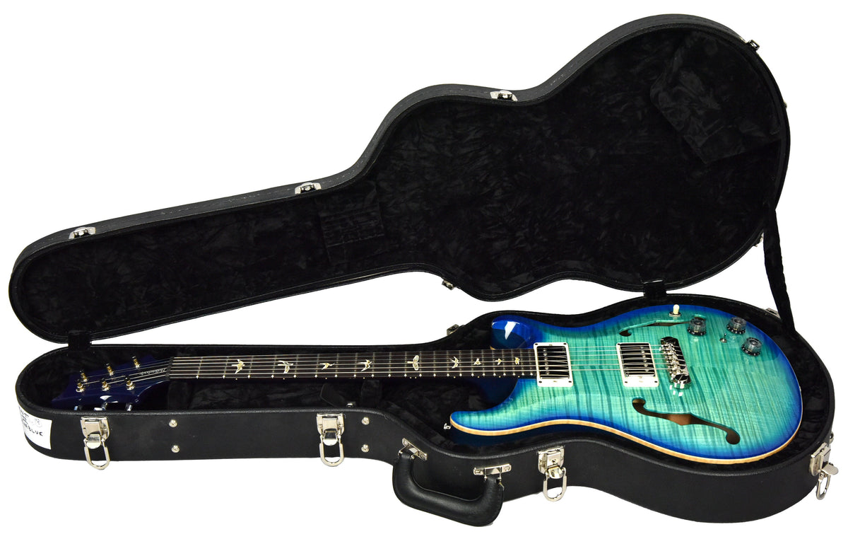 Used 2013 PRS Hollowbody II Piezo 10 Top in Makena Blue 205215