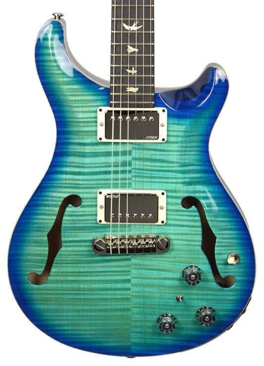 Used 2013 PRS Hollowbody II Piezo 10 Top in Makena Blue 205215