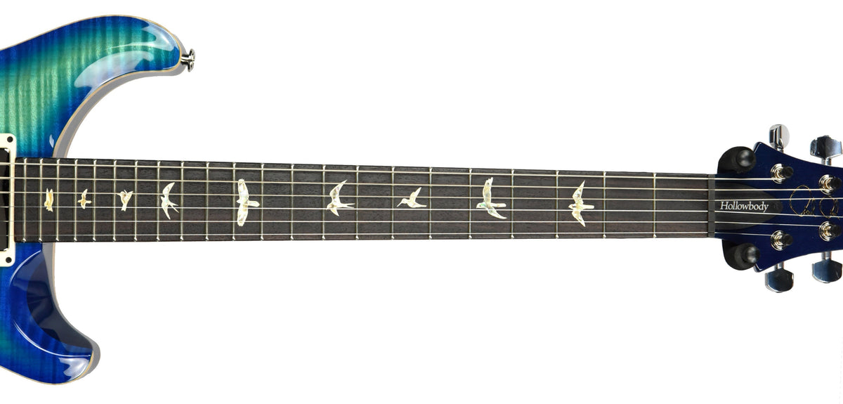 Used 2013 PRS Hollowbody II Piezo 10 Top in Makena Blue 205215
