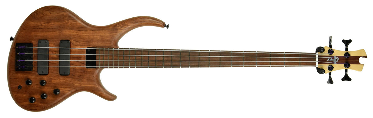 Used Tobias USA Made Killer "B" Natural Bubinga Bass Guitar 12013