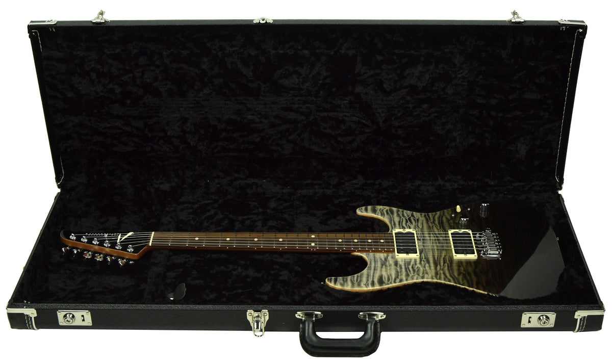 Used Tom Anderson Cobra S Electric Guitar in Black Surf 12-18-17P