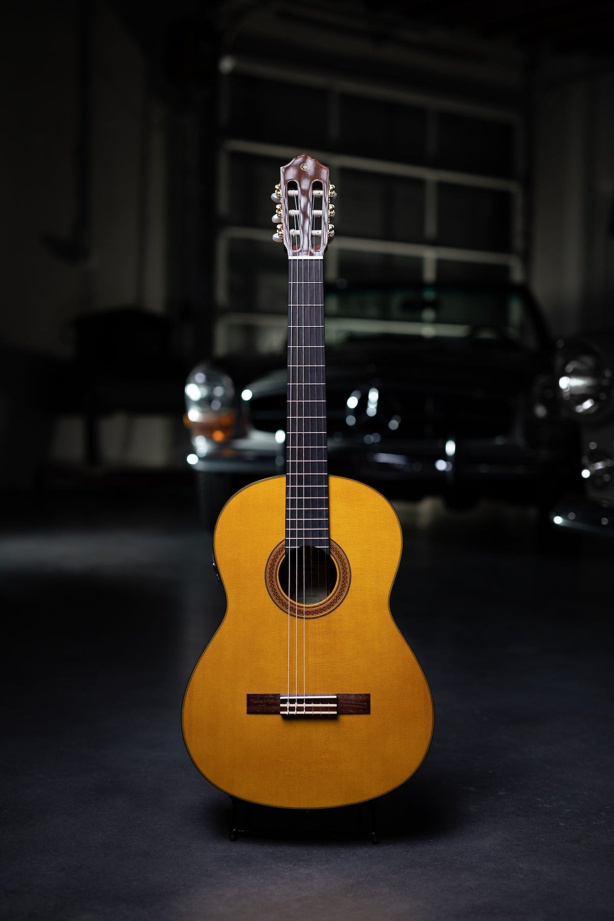 Yamaha CG-TA TransAcoustic Acoustic-Electric Nylon String Guitar - Natural