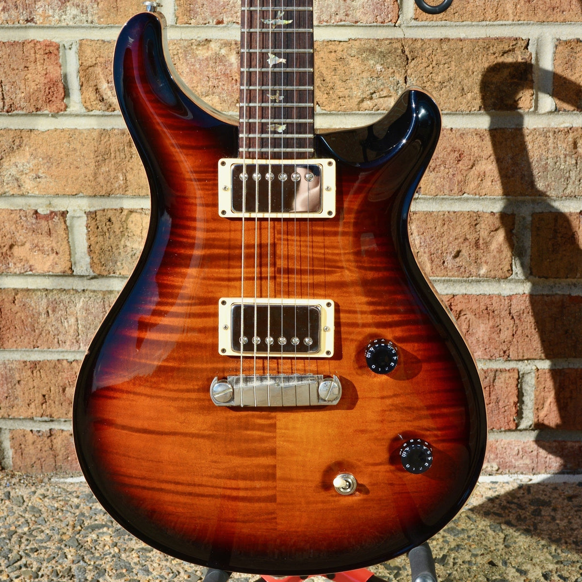 PRS USED Custom 22 10 Top McCarty Tobacco Sunburst 1998 w/ BK Stormy Monday Pups