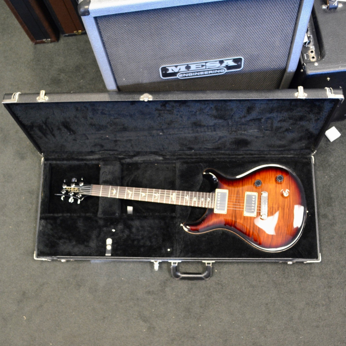 PRS USED Custom 22 10 Top McCarty Tobacco Sunburst 1998 w/ BK Stormy Monday Pups