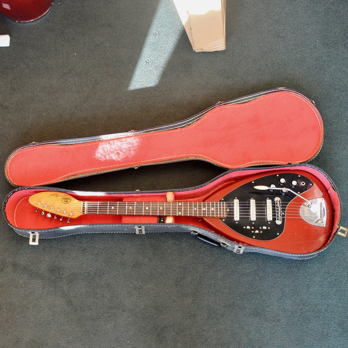 KAPA USED Minstrel Teardrop 1960's Red