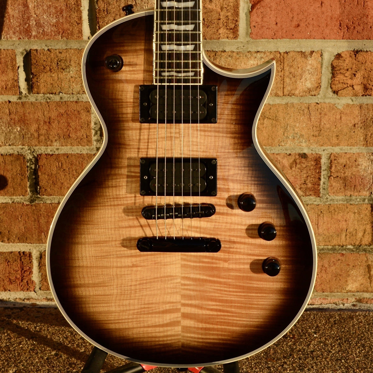 ESP LTD USED EC-1000T Black Natural Burst w/ Hardcase