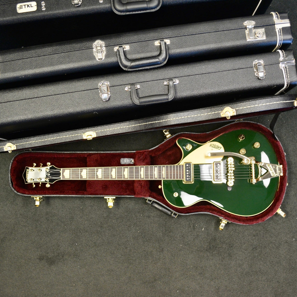 Gretsch USED G6128T-CG Duo Jet - Cadillac Green