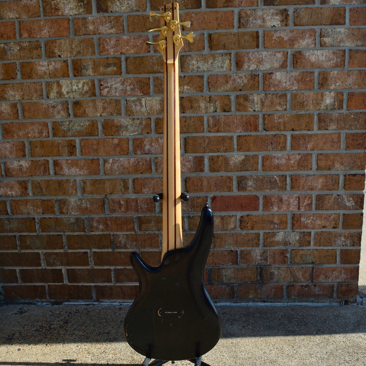 Ibanez USED K5 Bass Fieldy Distressed Black