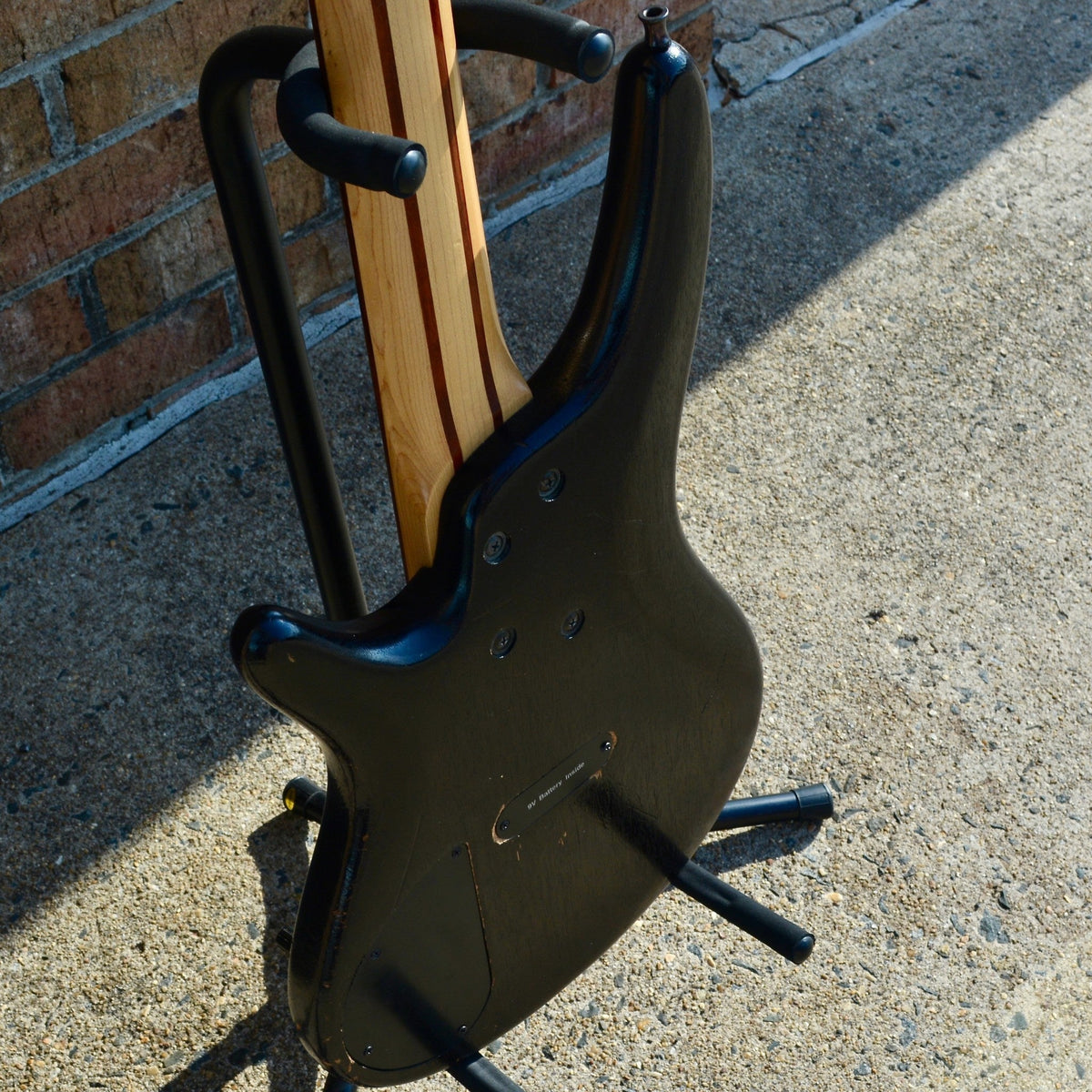 Ibanez USED K5 Bass Fieldy Distressed Black