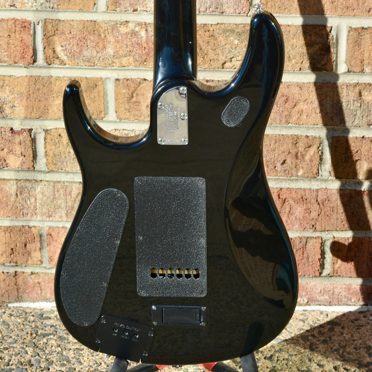Ernie Ball USED Music Man JP6 Ball Family Reserve Charcoal Black Quilt