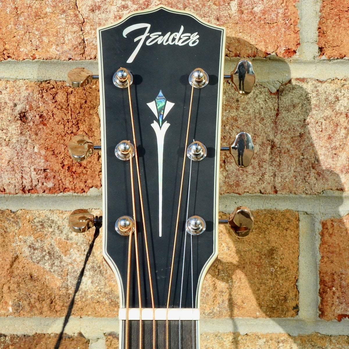 Fender PS-220E Parlor, All Mahogany, Ovangkol Fingerboard, Aged Cognac Burst