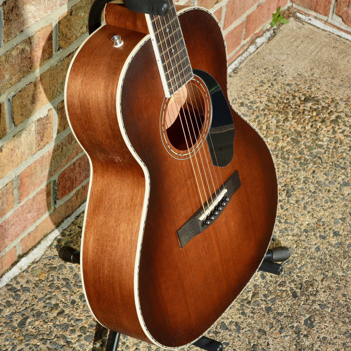 Fender PS-220E Parlor, All Mahogany, Ovangkol Fingerboard, Aged Cognac Burst