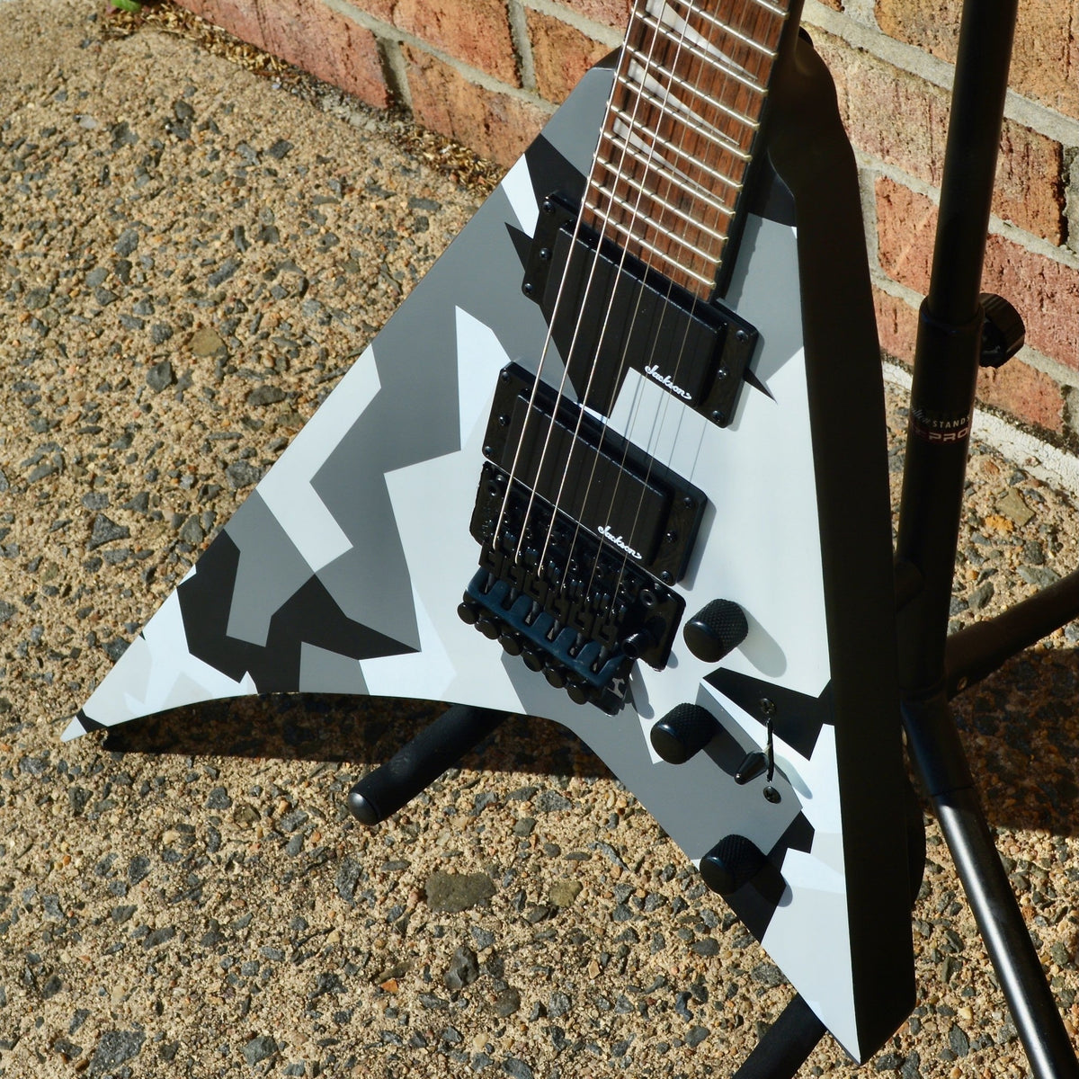 Jackson X Series Rhoads RRX24 Camo, Laurel Fingerboard, Winter Camo
