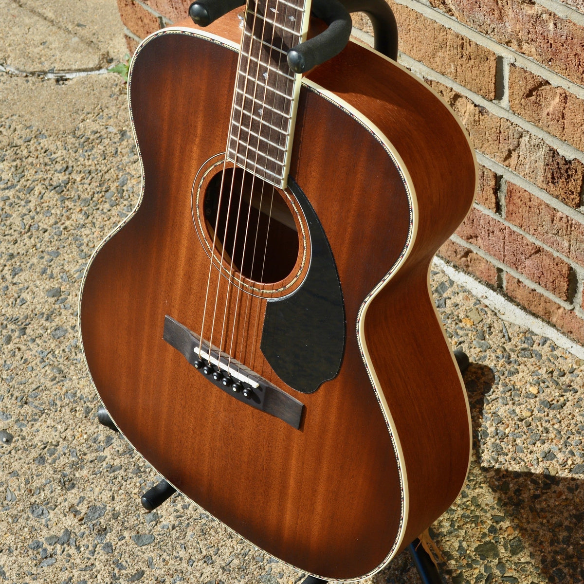 Fender PO-220E Orchestra, All Mahogany, Ovangkol Fingerboard, Aged Cognac Burst