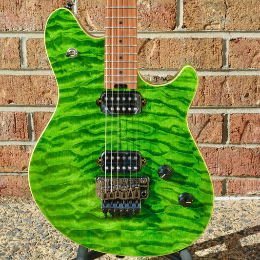 EVH Wolfgang® WG Standard QM, Baked Maple Fingerboard, Transparent Green