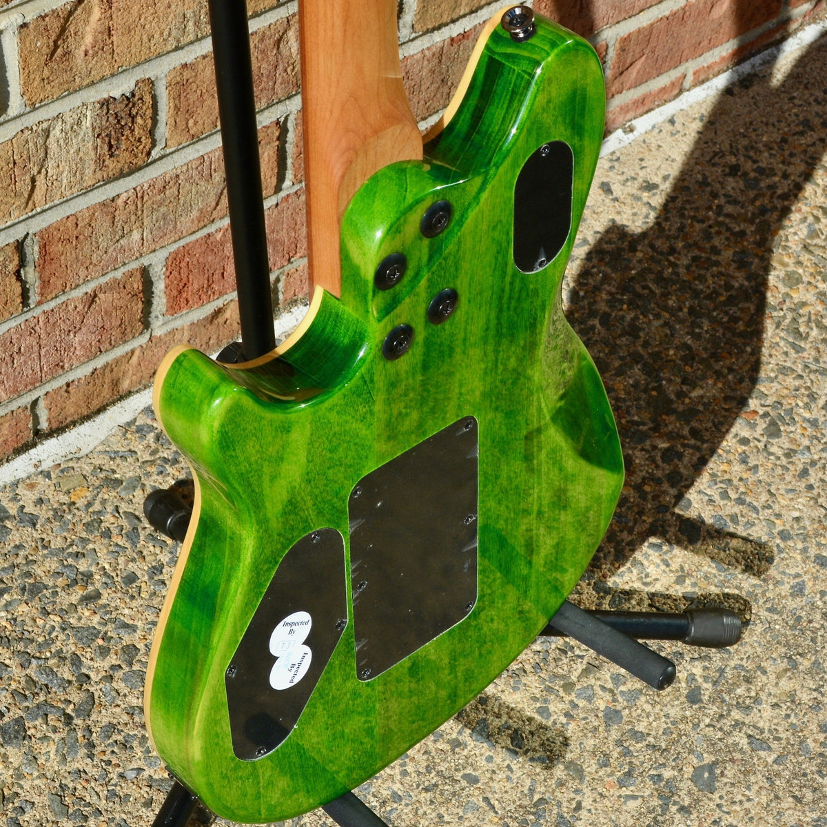 EVH Wolfgang® WG Standard QM, Baked Maple Fingerboard, Transparent Green