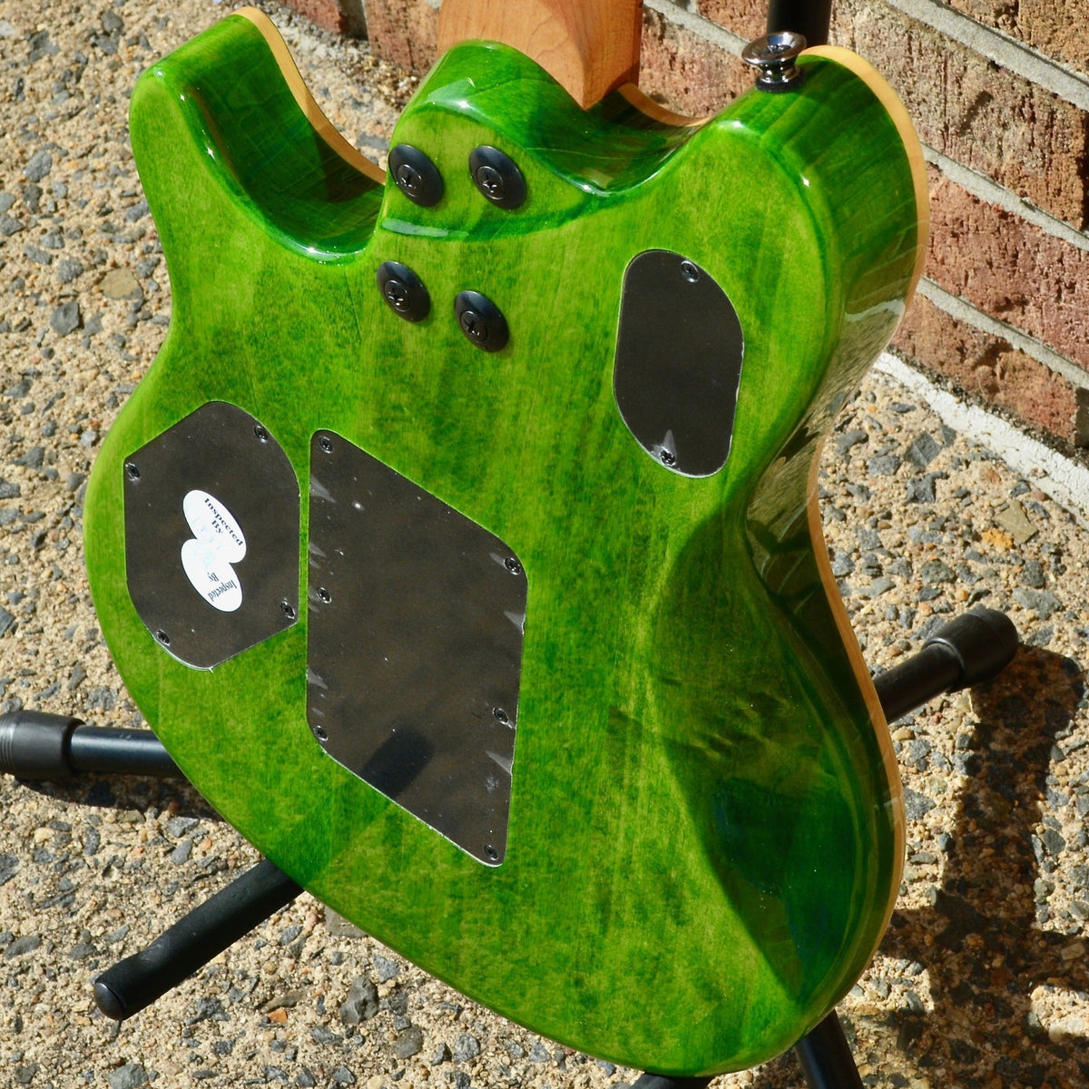 EVH Wolfgang® WG Standard QM, Baked Maple Fingerboard, Transparent Green