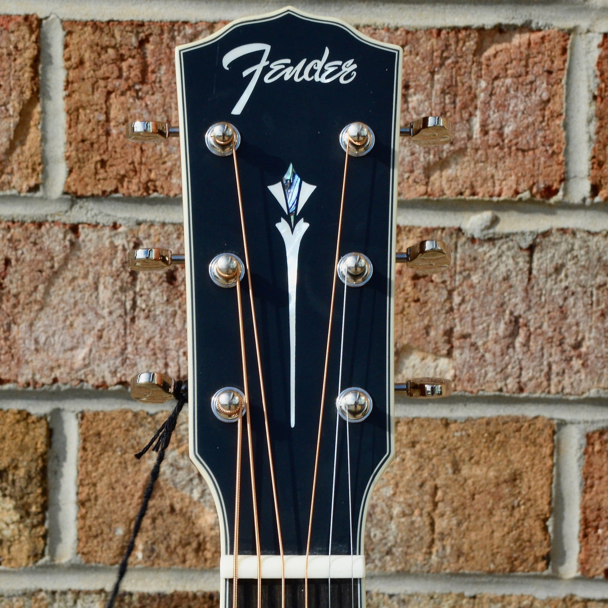 Fender PD-220E Dreadnought, All Mahogany, Ovangkol Fingerboard, Aged Cognac Burst
