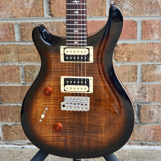 PRS SE Custom 24 Lefty Black Gold Sunburst