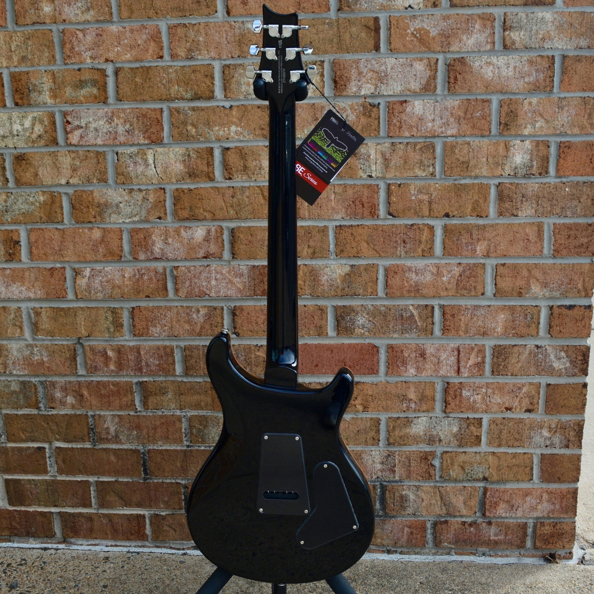 PRS SE Custom 24 Lefty Black Gold Sunburst