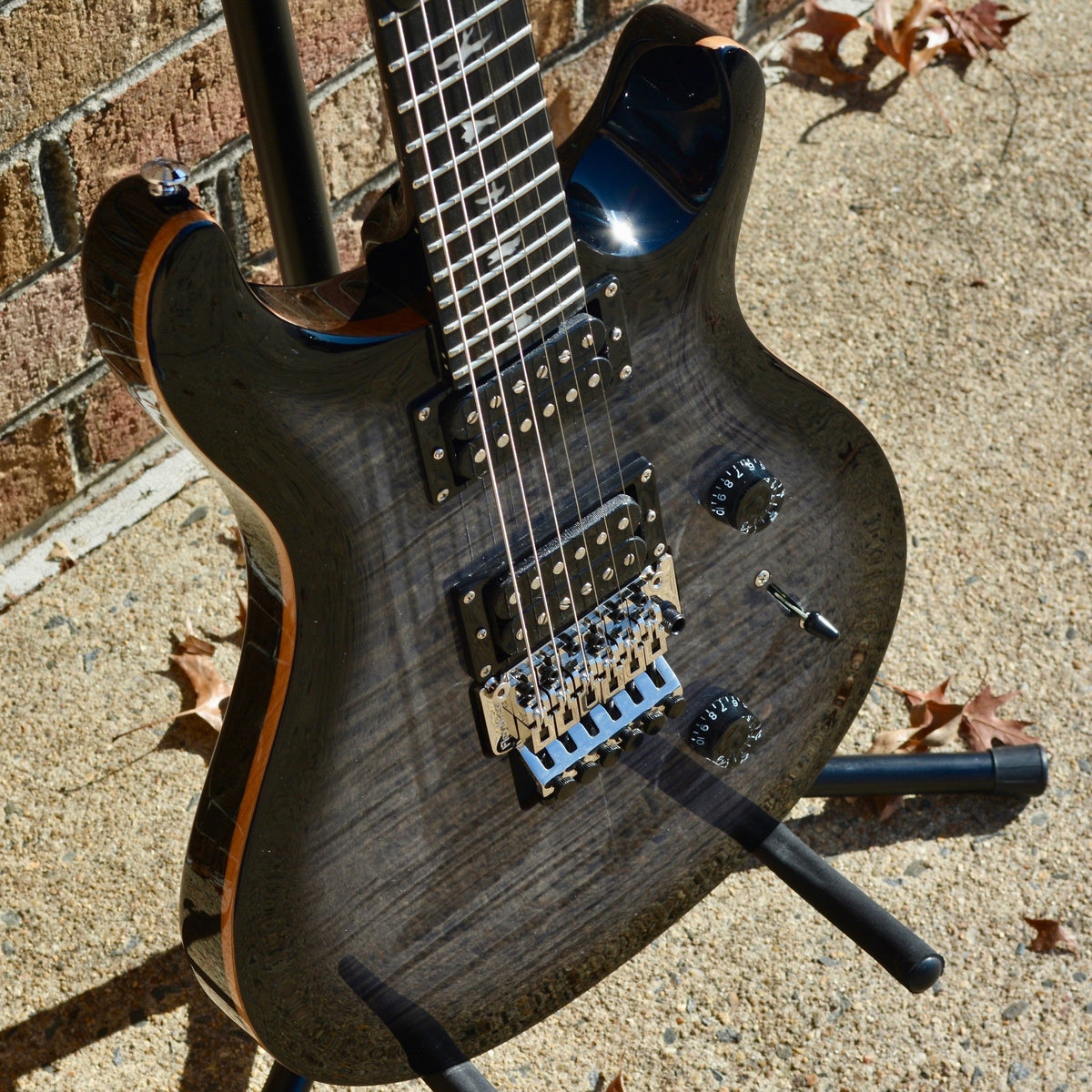 PRS SE Custom 24 "Floyd"Charcoal Burst