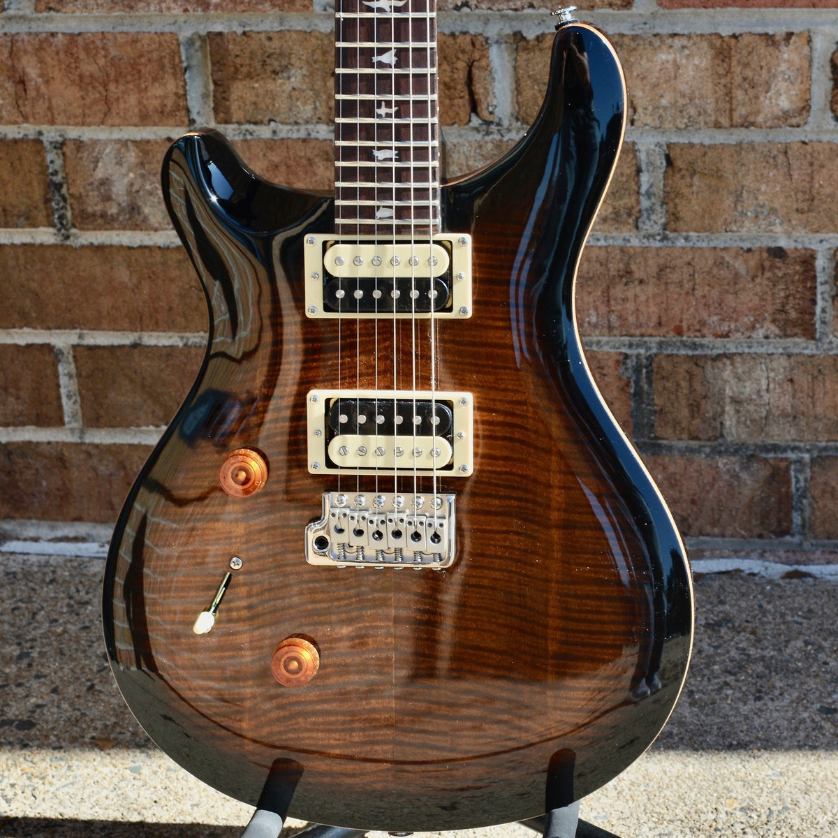 PRS Custom 24 "Lefty" Black Gold Burst