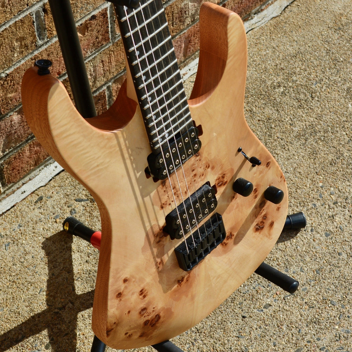 Charvel Pro-Mod DK24 HH HT E Mahogany with Poplar Burl, Ebony Fingerboard, Desert Sand