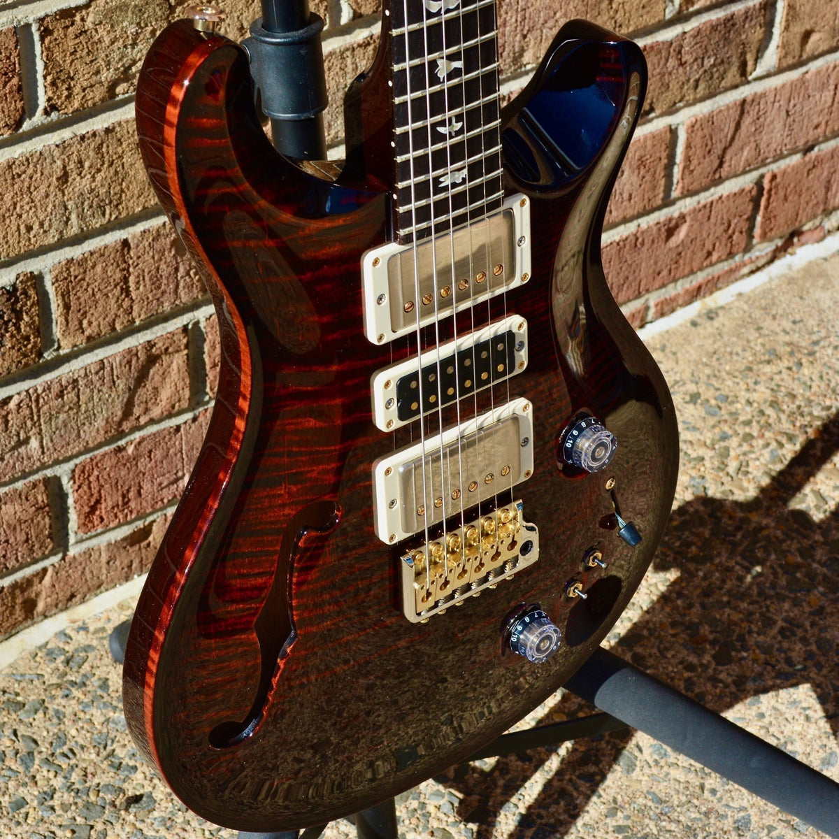 PRS Special Semi-Hollow 10 Top Fire Red Burst