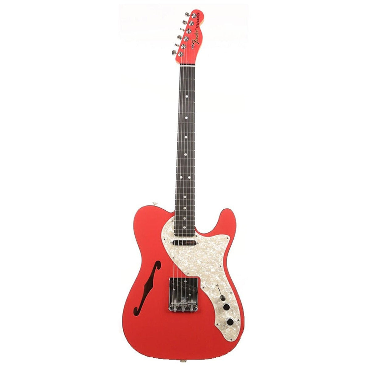Fender Thinline Telecaster Limited Edition Electric Guitar - 2-Tone Fiesta Red