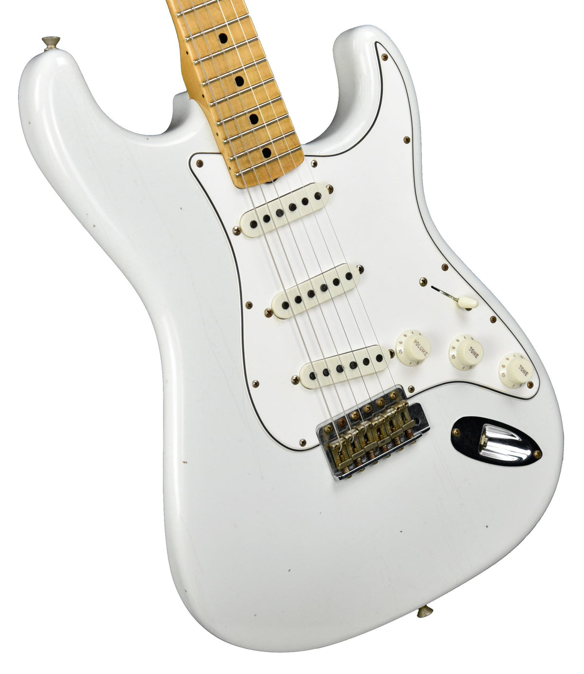 Fender Custom Shop 69 Stratocaster Journeyman Relic in Olympic White CZ547462