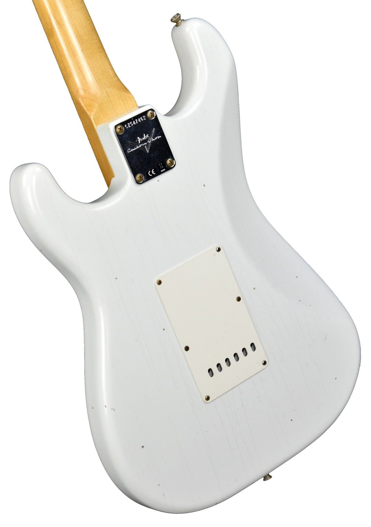 Fender Custom Shop 69 Stratocaster Journeyman Relic in Olympic White CZ547462
