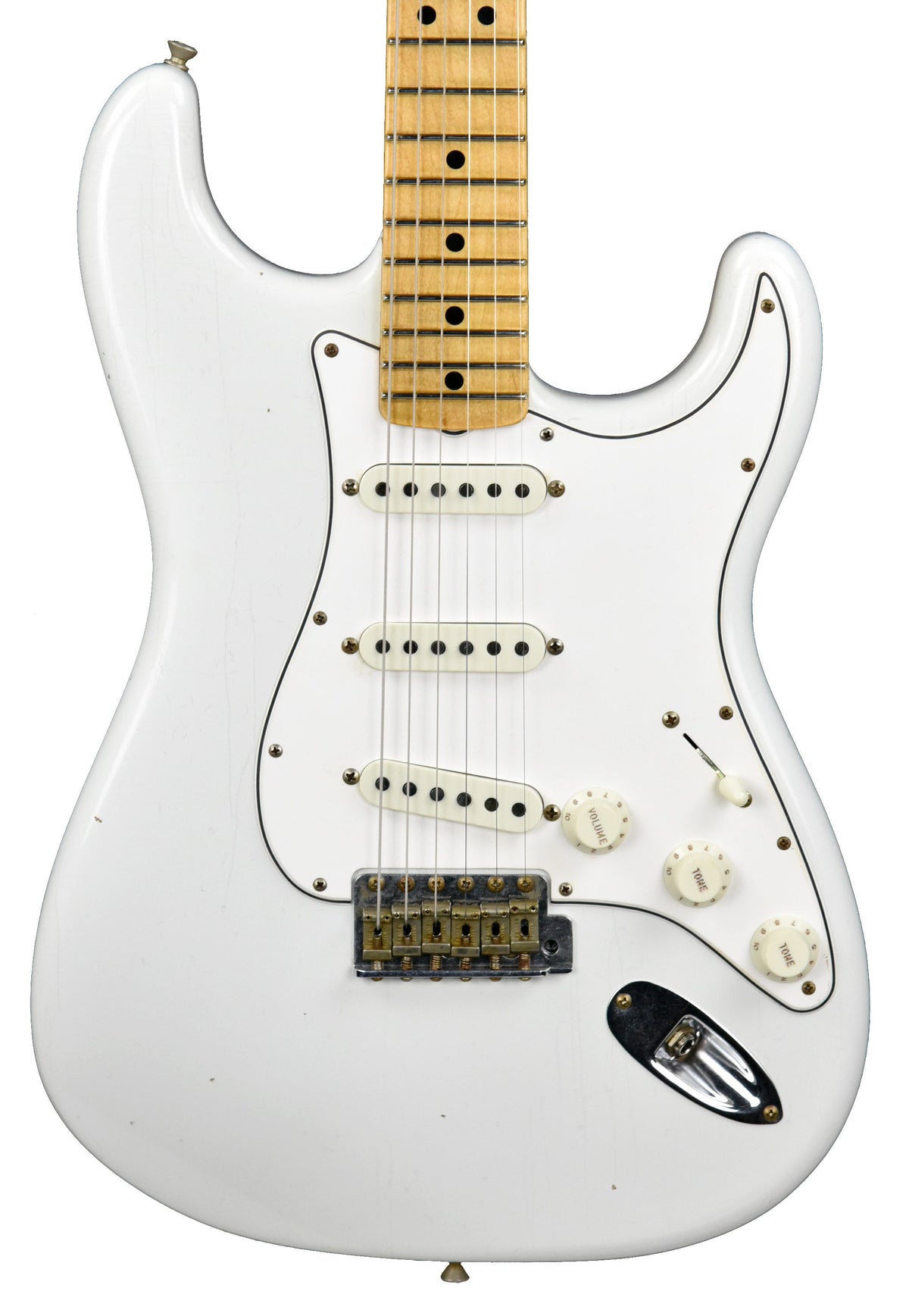 Fender Custom Shop 69 Stratocaster Journeyman Relic in Olympic White CZ547462