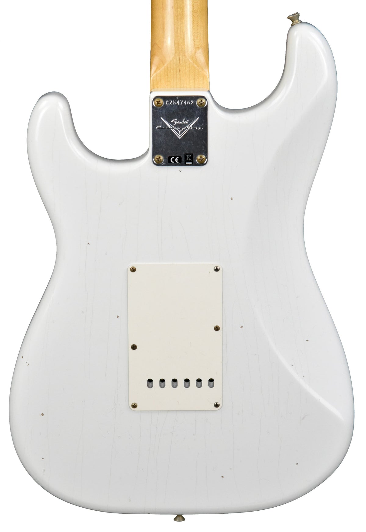 Fender Custom Shop 69 Stratocaster Journeyman Relic in Olympic White CZ547462