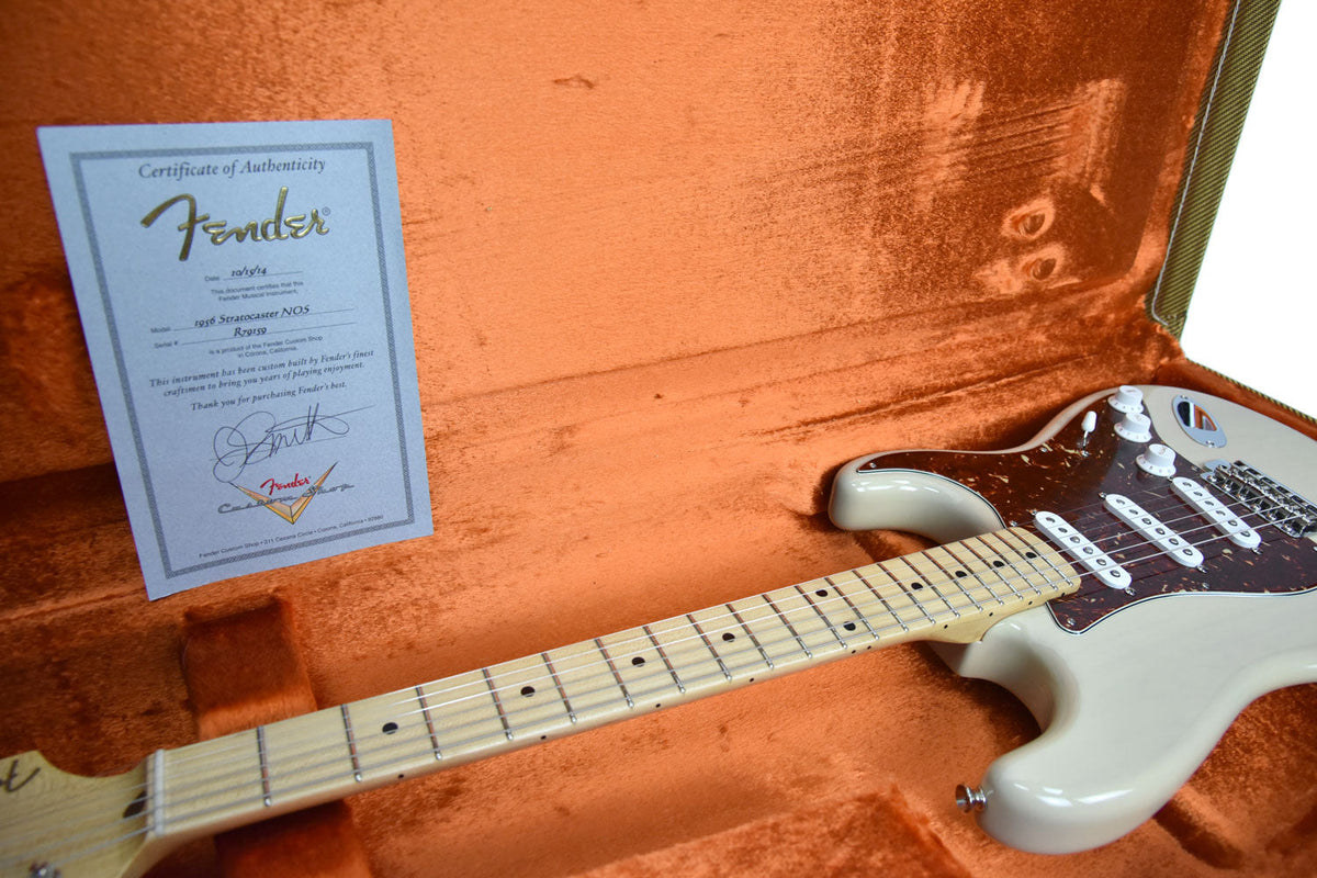 Used Fender Custom Shop Masterbuilt 1956 Stratocaster NOS Jason Smith Honey Blonde R79159