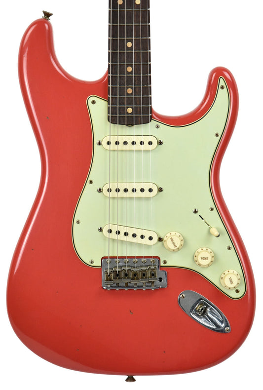Fender Custom Shop 1963 Stratocaster Journeyman Relic in Fiesta Red R95774