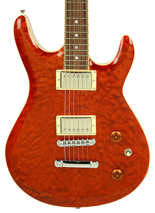 Kurt Wilson Semi-Hollow KW-S7DXL in Trans Amber 13116