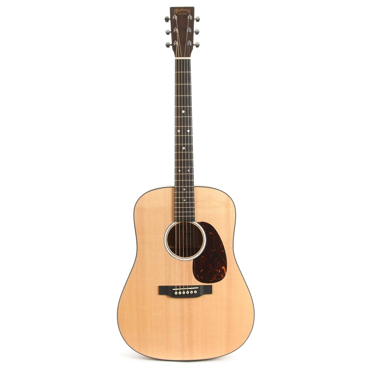 Martin D-10E Satin Sitka Sapele Road Series Acoustic-Electric Guitar - Natural
