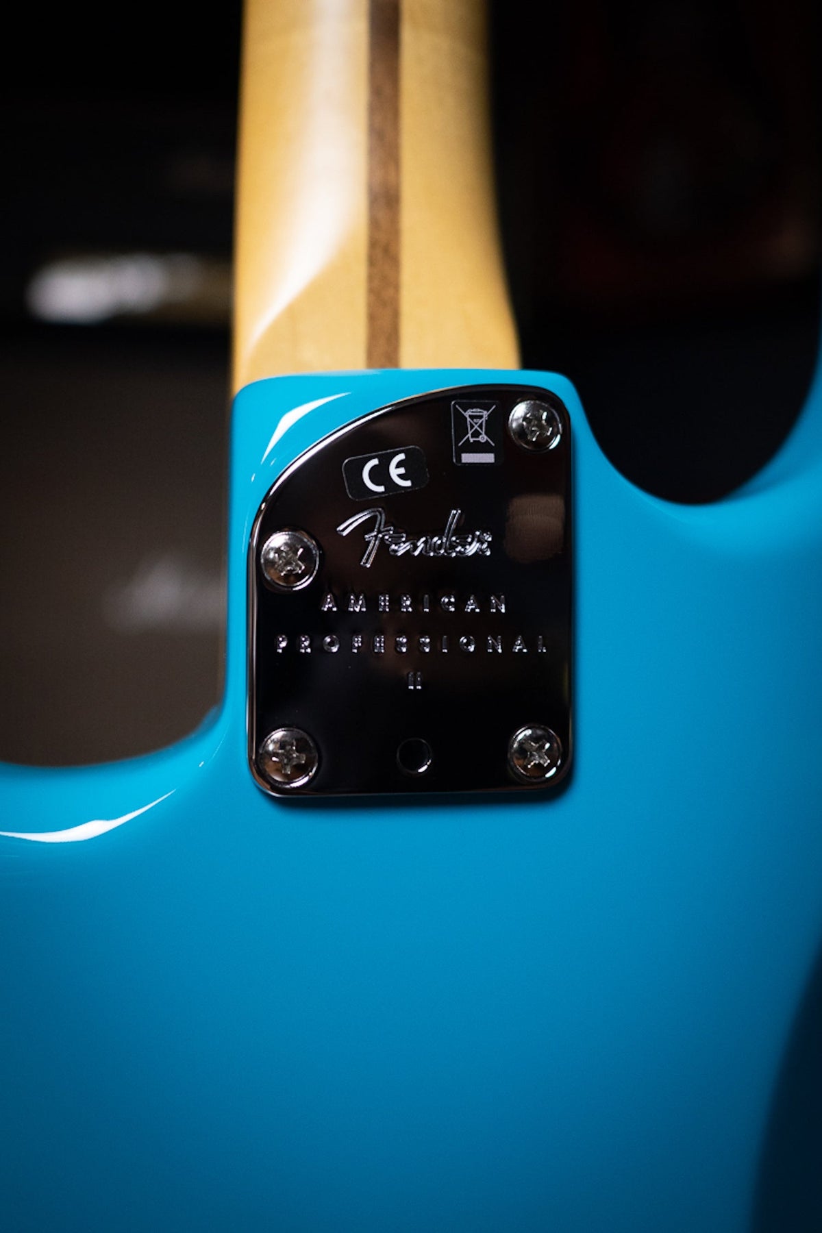 Fender American Professional II Stratocaster Rosewood Fretboard Electric Guitar - Miami Blue