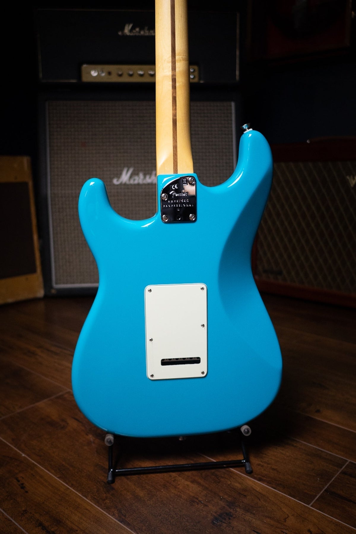 Fender American Professional II Stratocaster Rosewood Fretboard Electric Guitar - Miami Blue