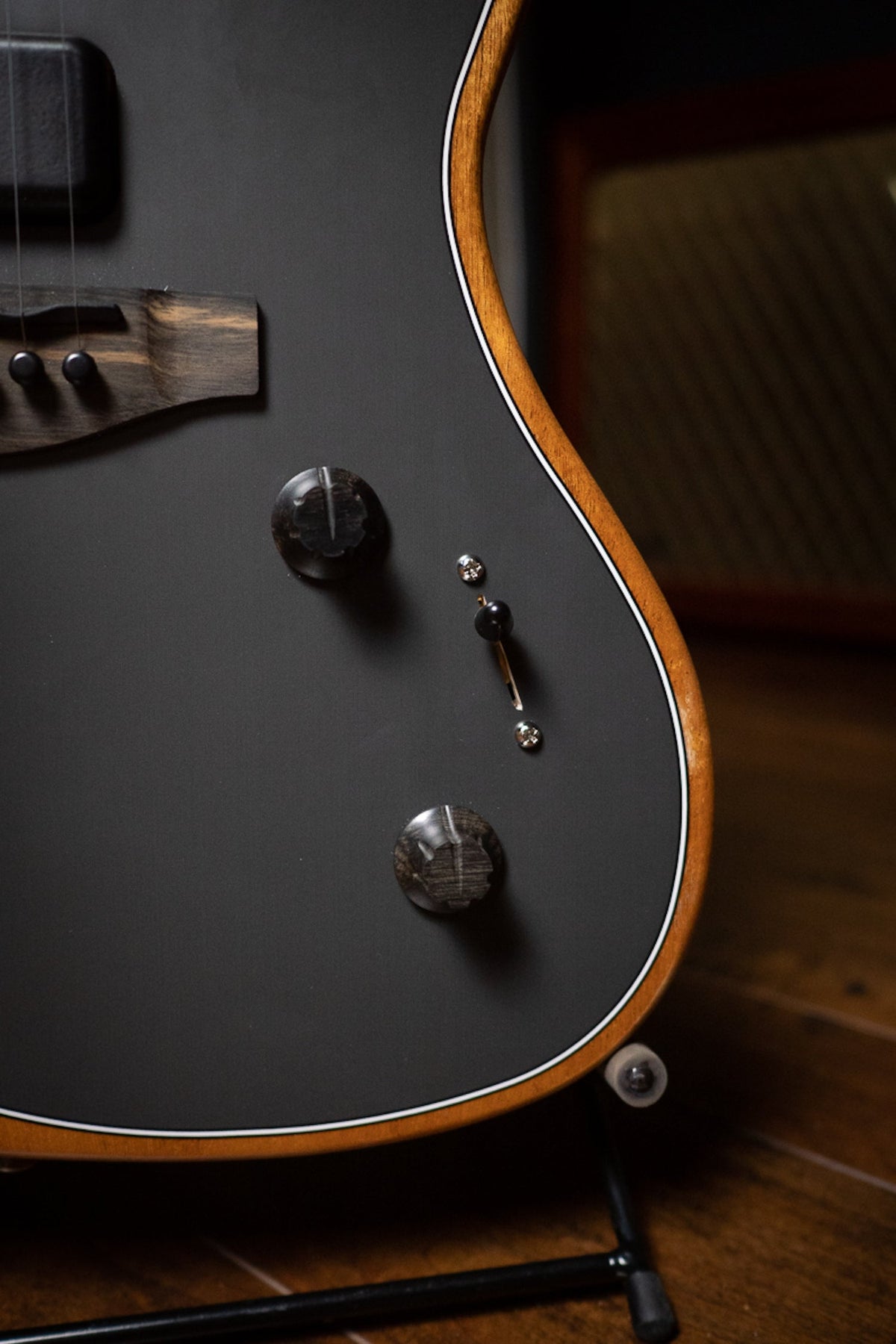 Fender American Acoustasonic Jazzmaster Electric Guitar - Tungsten